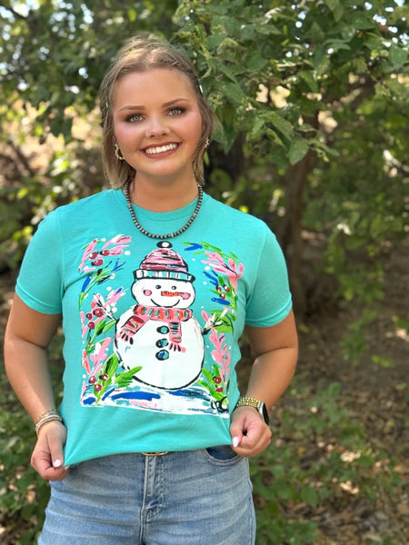 Snowman Christmas Tee