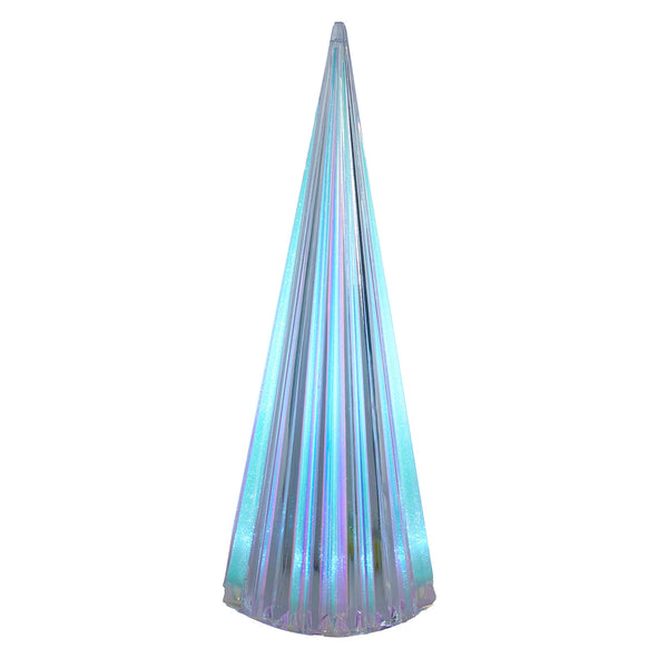 13.75" Cool White LED Cone Tree