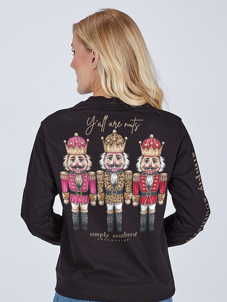 Y'all Are Nuts LS Nutcracker Tee
