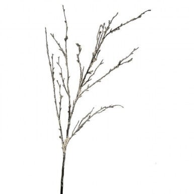 40" Iced Snow Branch