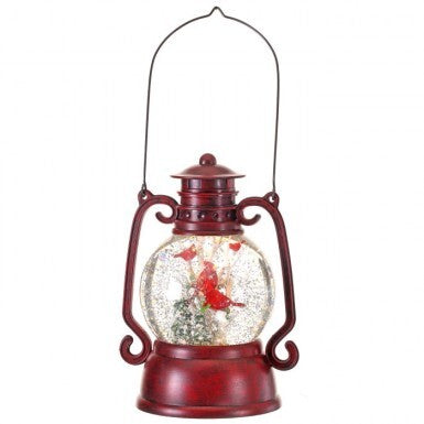11.5" LED Cardinal Lantern Globe