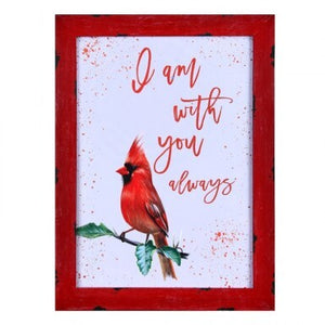 Always With You Cardinal Frame Print