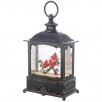 10" LED/BTY/TMR CARDINAL SQUARE LANTERN GLOBE USB