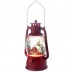 8" LED COUNTRY BARN LANTERN WATER GLOBE USB/BTY/TMR