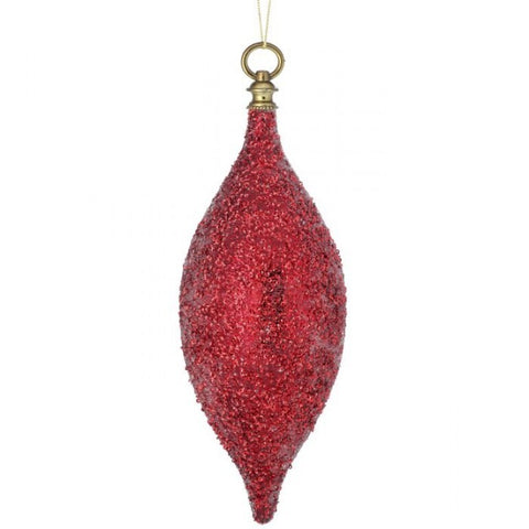 12" Beaded Finial Ornament
