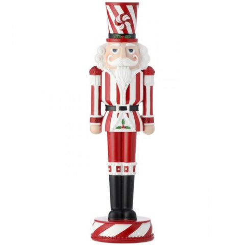 13" Resin Peppermint Nutcracker