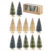 WOODLAND GLITTER SISAL TREE 6"