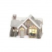 11" LED CARDBOARD LOG CABIN BTY/TMR