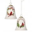 4" Porcelain Cardinal Bell Ornament