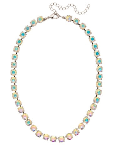 Sorrelli || Matilda Tennis Necklace in Crystal Aurora Borealis