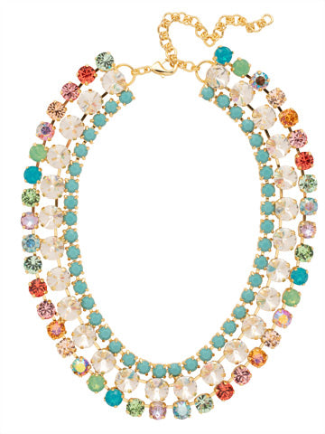 Sorrelli || Sloane Layered Statement Necklace in Confetti