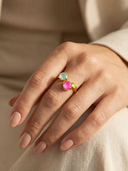 Sorrelli || Bubbles Open Band Ring - Candy Carnival