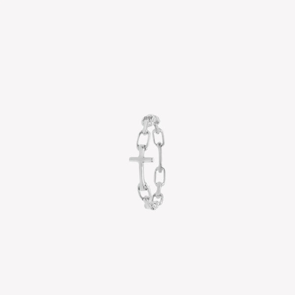 Rizen || Chain Breaker Cross Ring - Sterling Silver
