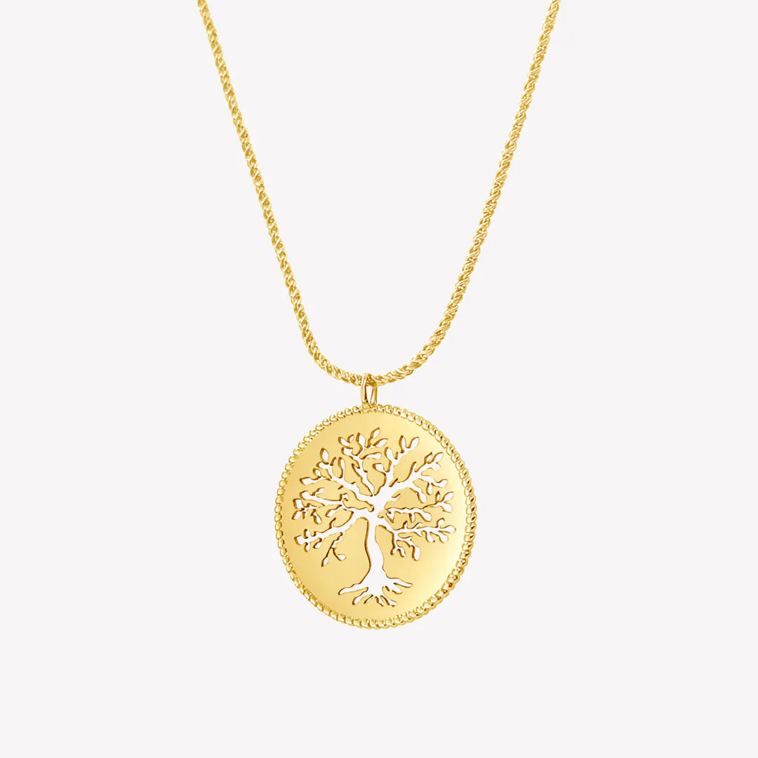 Rizen || Olive Tree Necklace - Gold