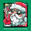 Retro Santa Tee - Irish Green