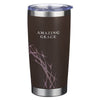 Brown Stainless Steel Tumbler - Amazing Grace
