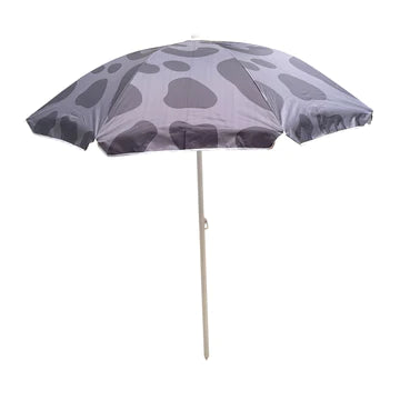 Beach Umbrella || Black Leopard