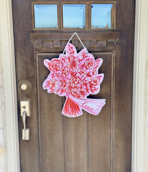 Beck's Love Bouquet PVC Door Hanger