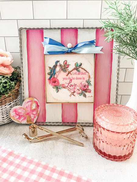 Mini Art  || Bluebird Heart