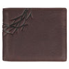 Crown of Thorns/Amazing Grace Brown Leather Wallet