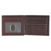 Crown of Thorns/Amazing Grace Brown Leather Wallet