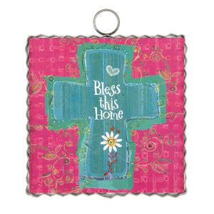 Gallery Mini || Bless This Home Cross Print