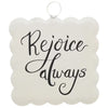 Mini Scallop Art  || Rejoice Always