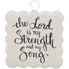 Mini Scallop Art  || The Lord Is My Strength