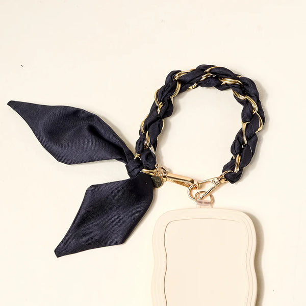 Call Me Later Phone Scarf || Black