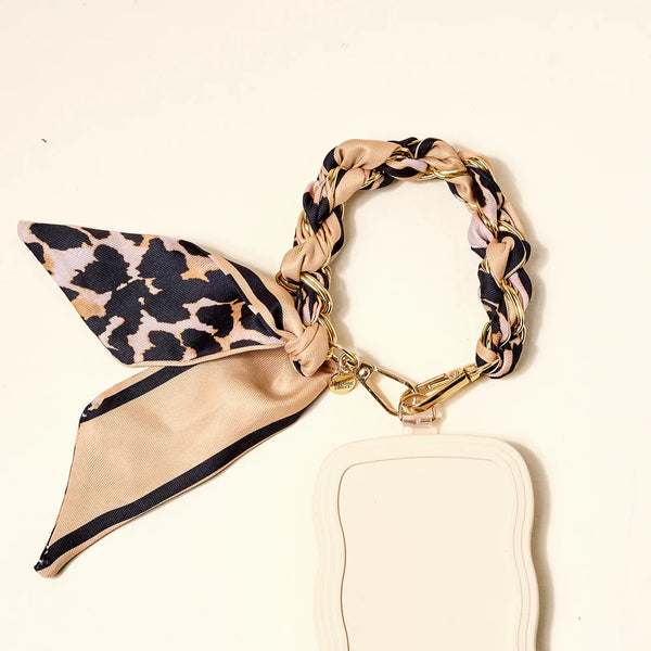 Call Me Later Phone Scarf || Cheetah