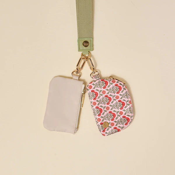 Dynamic Duo Pouch Wristlet || Everbloom Dusty Rose