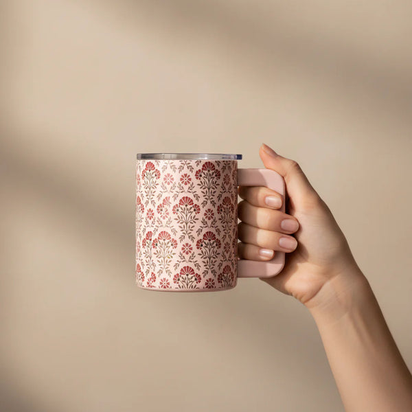 14 Oz Insulated Mug || Everbloom Dusty Rose
