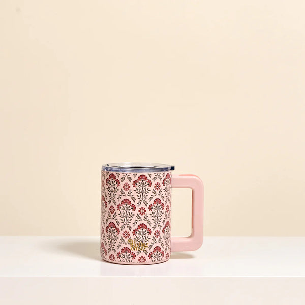 14 Oz Insulated Mug || Everbloom Dusty Rose