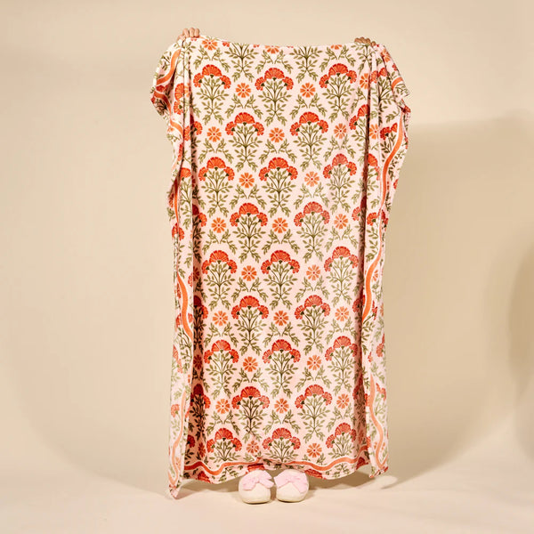 Struggle Up Plush Blanket || Everbloom Dusty Rose