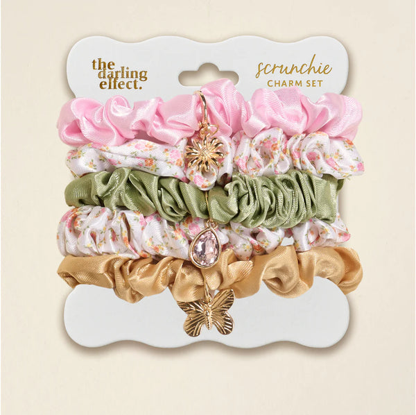 Scrunchie Charm Set || Endless Daydream Cream