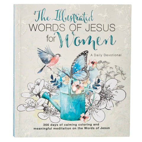 Coloring Devotional Illustrated Words Jesus for Women