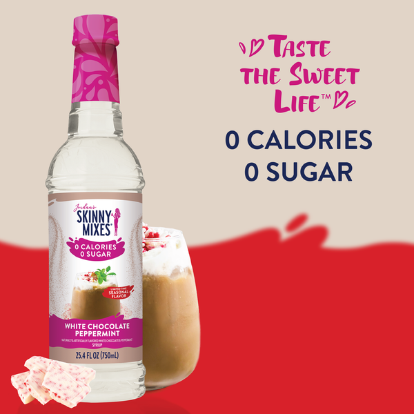 Skinny Syrup || Sugar Free White Chocolate Peppermint Syrup