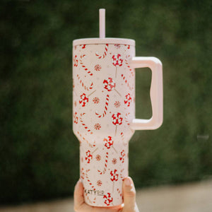 CANDY CANE CHRISTMAS TUMBLER