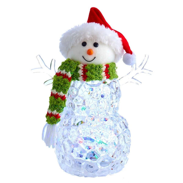 9.45" Light-Up Snowman Table Sitter
