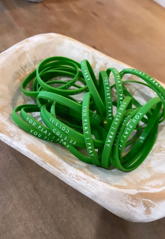 YPIP Team Spirit Bracelets || Green