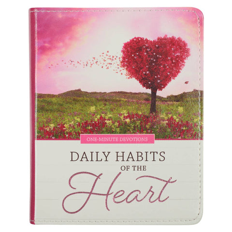 One-Minute Devotions Daily Habits of the Heart Faux Leather