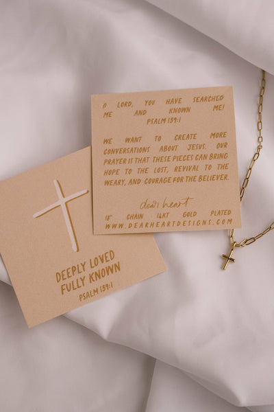 Dear Heart || Deeply Loved Fully Known Necklace