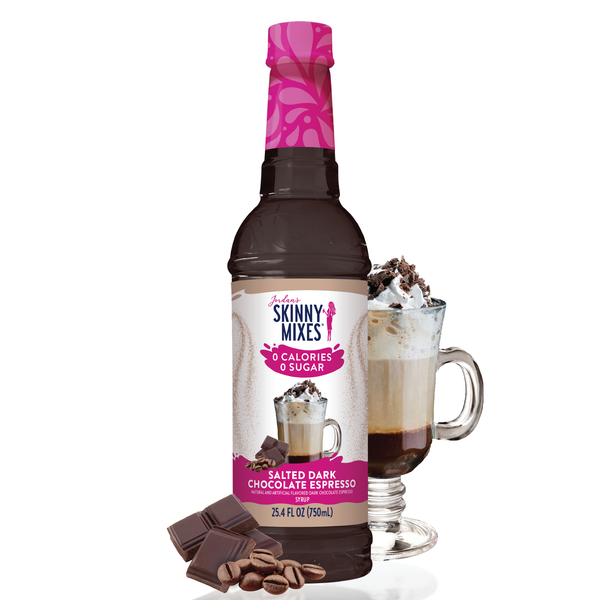 Skinny Syrup || Sugar Free Salted Dark Chocolate Espresso Syrup