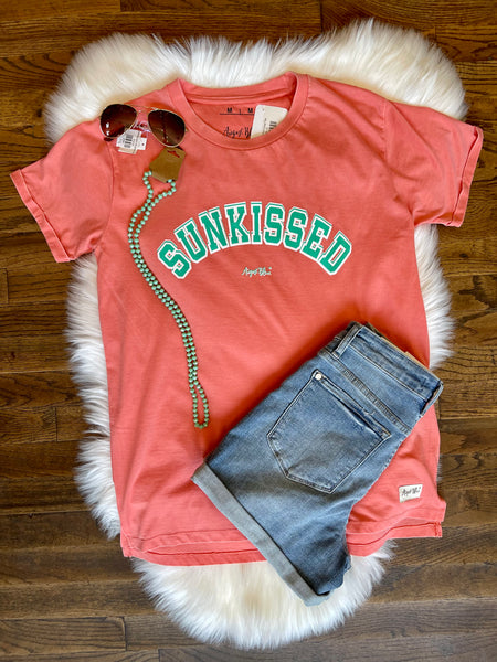 Sunkissed Hot Coral Tee