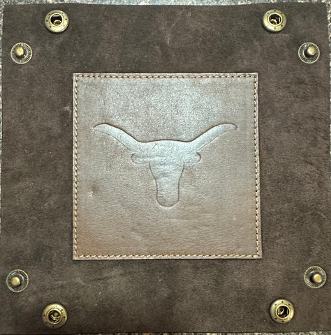 Leather Embossed Valet Tray || Longhorn