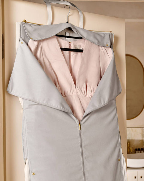 Katie Loxton || Fold Out Garment Weekend Bag - Off White