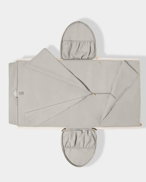 Katie Loxton || Fold Out Garment Weekend Bag - Off White