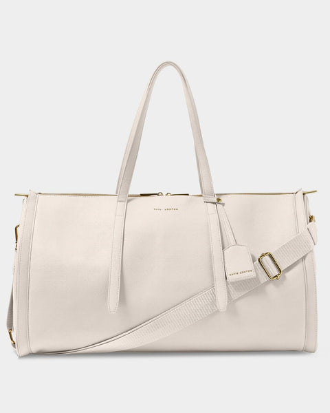 Katie Loxton || Fold Out Garment Weekend Bag - Off White