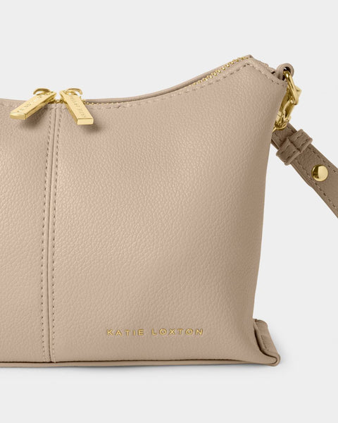 Katie Loxton || Laila Slouch Crossbody Bag - Light Taupe