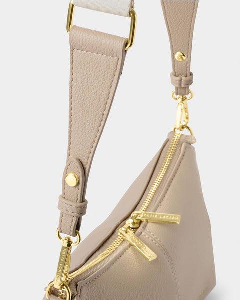 Katie Loxton || Laila Slouch Crossbody Bag - Light Taupe